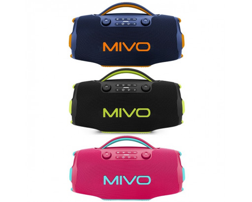 Портативная Bluetooth колонка MIVO M77 (140W , IPX6, Aux-in, USB, Bluetooth 6.0, 8000mAh, RGB)