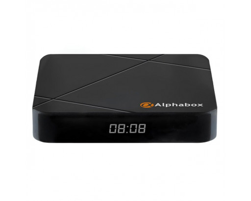 Мультимедийная IPTV/OTT приставка Alphabox Y5 (Android 14,  4Гб/ 64Гб, 4К, Wi-Fi6, управление голосом, BT)