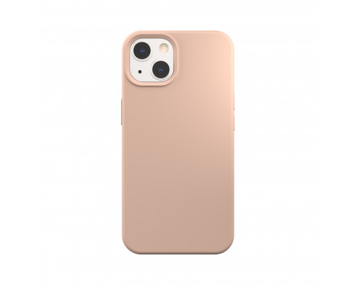 Чехол - накладка для iP 15 Plus силикон Песочный розовый (№19)