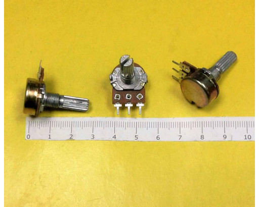Потенциометр WH148-1 D16 L=20mm B1K