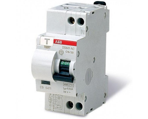 Дифференциальный автоматический выключатель ABB  2/10А 30mA        DSH201R