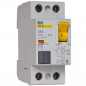 УЗО (ВДТ) IEK 1P+N 25А 30mA 4.5kA (Тип AC) ВД1-63  MDV10-2-025-030