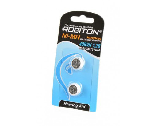 Аккумулятор PR44 (ZA675) Ni-MH 1,2V 40mAh  40BVH-BL2 ROBITON