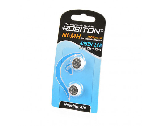 Аккумулятор PR44 (ZA675) Ni-MH 1,2V 40mAh  40BVH-BL2 ROBITON