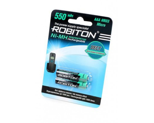 Аккумулятор R03 Ni-Mh 1,2V  550mAh    ROBITON     DECT