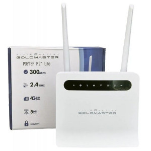 Роутер под Sim-карту (без проводного интернета) 2,4ГГц Wi-Fi N300 (4 LAN+USB 2.0) 4G ZLT P21 Goldmaster Lite