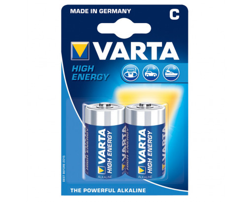 Батарейка LR14 Varta High Energy/Longlife Alkaline