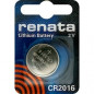 Батарейка   CR-2016    3V  RENATA