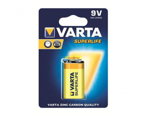 Батарейка Крона 6F22 Varta Superlife (2022)