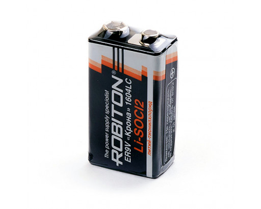 Элемент питания КРОНА 10,8V Li-SOCL2  ER9V-SR, 1604 LC, 1200mAh     Robiton