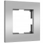 WERKEL Рамка Slab (Серебро матовый) на 1 пост    W0012965