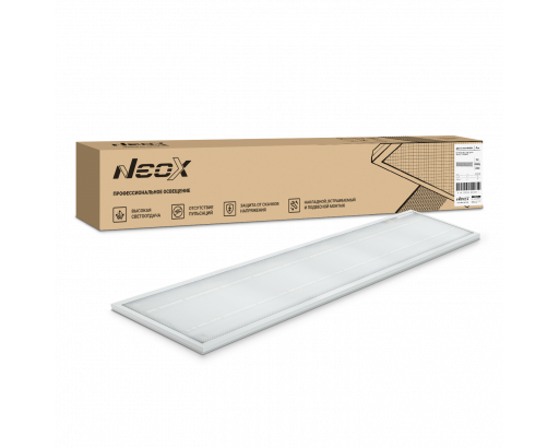 Панель LPU-01 ПРИЗМА 75W  220V 6500К 6300лм 1195х180х19мм (IP40) (ДВО-01 7565) NEOX  3004