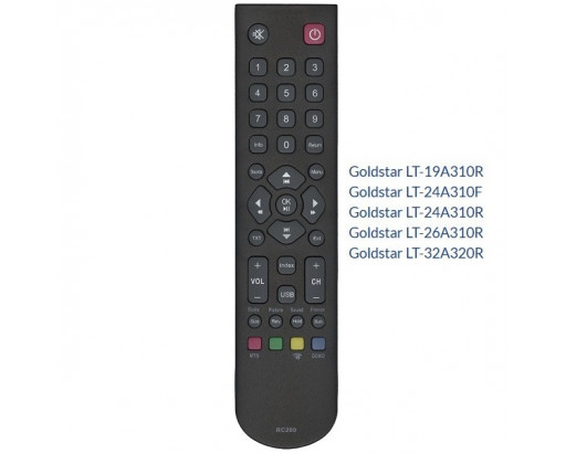 Пульт GOLDSTAR RC200 (Hyundai RC2000C)  аналог 40317 и 41449