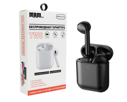 Наушники Bluetooth MRM AirPonts IX70 (с анимацией)