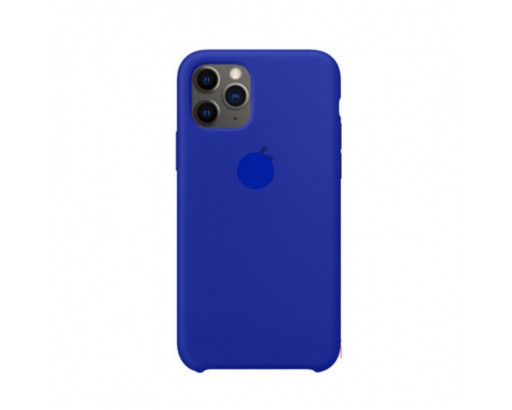 Чехол - накладка для iP 14 MAX силикон Королевский синий  (№3)