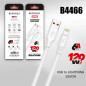 Кабель USB - Lightning deespi/MRM MR56/DS56 Silicone 120W(1 м)