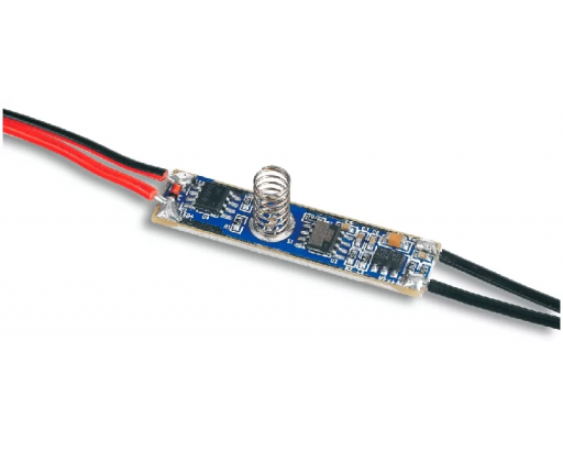 Диммер мини ИК (сенсор для профиля) 12V-24V, 3А, 36-72W, диапазон измерения до 8см,  36х10х1мм