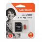 Карта памяти MicroSD 32 Gb class 10 (с адаптером SD) GoPower U3 V30 80Мб/сек