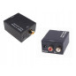 Конвертер активный Toslink/Coaxial x 2RCA (с цифры в аналог)