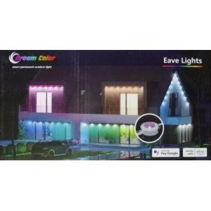 Гирлянда Уличная  "Белт Лайт" RGBIC, 15м, 24LED , WiFi+Bluetooth, пульт, SmartLife, белый провод, 24V Dream Color