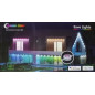 Гирлянда Уличная  "Белт Лайт" RGBIC, 15м, 24LED , WiFi+Bluetooth, пульт, SmartLife, белый провод, 24V Dream Color
