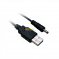Шнур питания штекер (3.5х1.0) на штекер USB  (50см) X-2