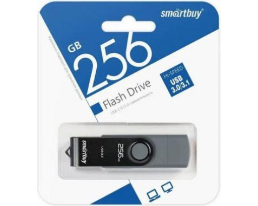 Флеш-накопитель USB256-Gb Smartbuy USB 3.0/3.1 Twist Dual Type-C/Type-A (SB256GB3DUOTWK)