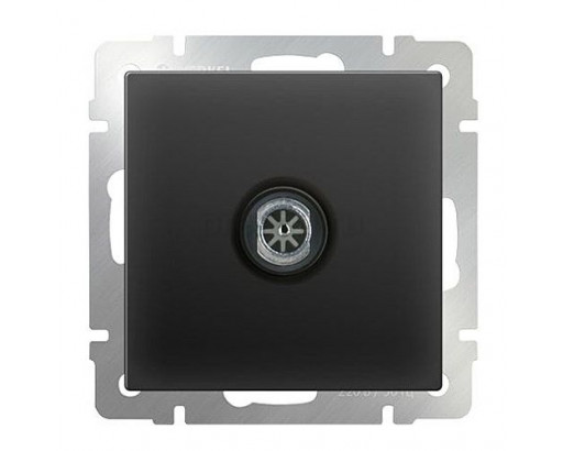 WERKEL Черный матовый Розетка ТВ-розетка оконечная     WL08-TV / W1183008