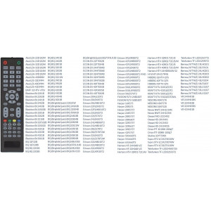 Пульт SUPRA AL52D-B (STV-LC24LT0010W) ic Витязь / Orion/ Erisson/ Fusion/ Harper/ Kraft/ Океан/ DEXP/ DNS /Nsons / Harper/Econ