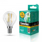 Лампа светодиодная Шар E14 _7W 220V 3000K ФИЛАМЕНТ G45 750Лм (46х88мм) Camelion LED7-G45-FL/830/E14 13456