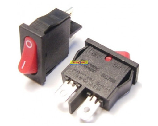 Переключатель SC 766 / MRS-101-5 УЗКИЙ (цвета в ассортименте) 2c, 5А