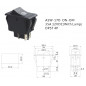 Переключатель авто ASW-17D синий/зеленый диод 12V, 35А, 4с (Габариты)