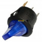 Переключатель с подсветкой KCD1-5-101NH, 3с  12V (синий) 777T