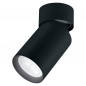 Точ. свет. Feron накладной спот под лампу  MR16  GU10 35W черный 60x60x120 ML180 41877