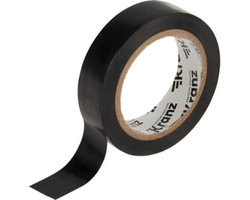 Изолента ПВХ 15мм*10м*0.13мм Черная KRANZ      KR-09-2006