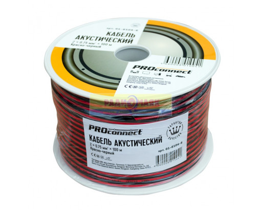 ШВПМ 2*0,75 (красно-черный)        (100)                         01-6104-6 /06-0904            PROCONNECT