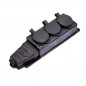 Колодка каучук с заглушками ОП-3 с/з  NE-AD   2P+PE 1x16A 220-240V IP44 4103 (Турция)