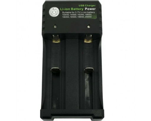 Зарядное устройство Li-ion A-WG0082B / BH-042100-02U на 2акк. USB  (26650/18650/14500/10440/16340/16650/14650/18350/18500)