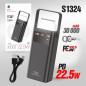 Аккумулятор внешний (Power bank) Deespi  DP27 30000mAh PD20W/Fast 22.5W/Display/с проводами