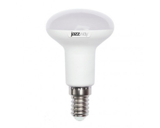 Лампа светодиодная Рефлекторная R50 E14 _7W 220V 3000K Матовая 540Лм (50х86мм) Jazzway PLED POWER 1033628