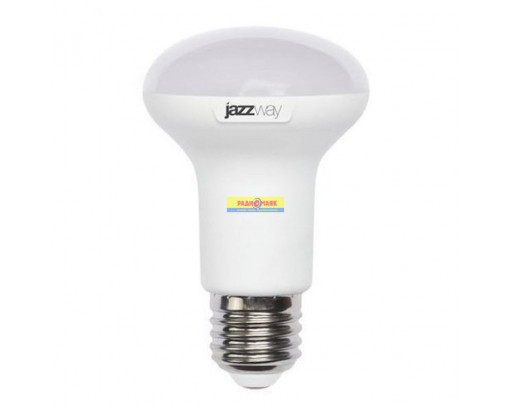 Лампа светодиодная Рефлекторная R63 E27 _8W 220V 5000K Матовая 630Лм (63х103мм) Jazzway PLED POWER 1033666