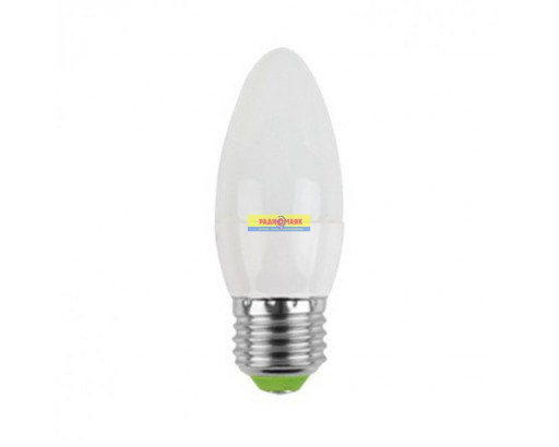 Лампа светодиодная Свеча E27 _5W 220V 3000K Матовая C37 450Лм (37х107мм) ASD -standart 4690612003900 "ВЫВЕДЕН"