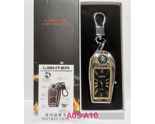 Зажигалка газовая с часами A05-A10