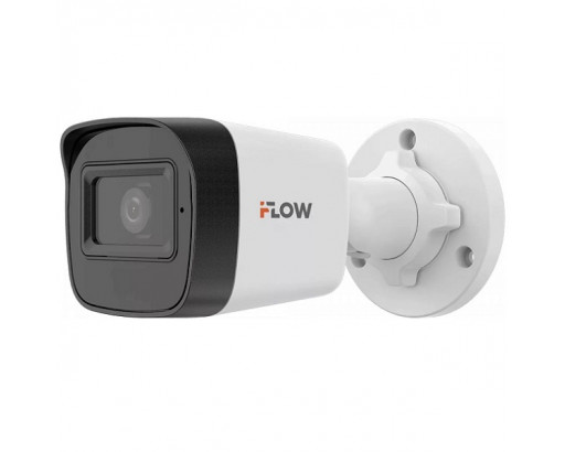 F-IC-1121M(2.8mm) iFlow 2Мп уличная цилиндрическая IP-камера с ИК-подсветкой до 30м и встроенным микрофоном