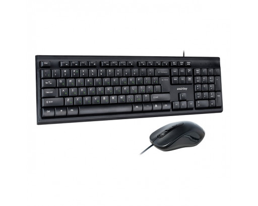 Комплект клавиатура+мышь Smartbuy ONE 114282 черный (SBC-114282-K), проводной