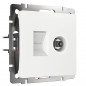 WERKEL Белый Розетка ТВ+Ethernet RJ-45 6 cat.    W1181301