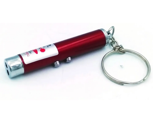 Фонарь-брелок (1LED+лазер)      NG-9618