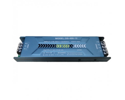 Блок питания для светодиодной ленты 12V IP20 400W (33A) открытый (227х63х29) DS-400-12 (HC) Mlian