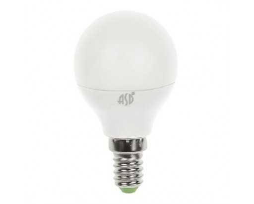 Лампа светодиодная Шар E14 _7,5W 220V 3000K Матовая G45 675Лм (45х78мм) ASD -standart 4690612003962 "ВЫВЕДЕН"