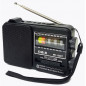Радиоприёмник CMiK MK-153BT (акк. 18650, Bluetooth, USB, Type-C, microSD, фонарь)